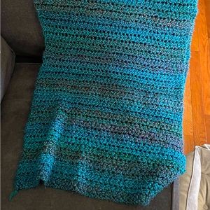 Hand crochet shawl